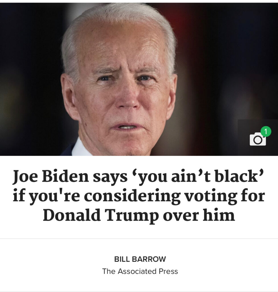 Joe Biden - You Ain't Black