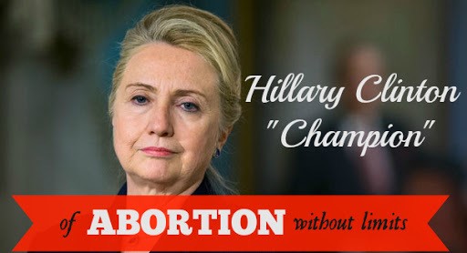 Hillary Clinton 2020: Supports Abortion